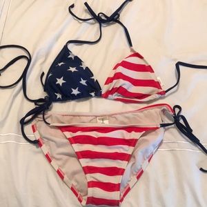 American flag bikini